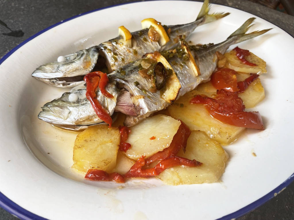 Jureles al horno.