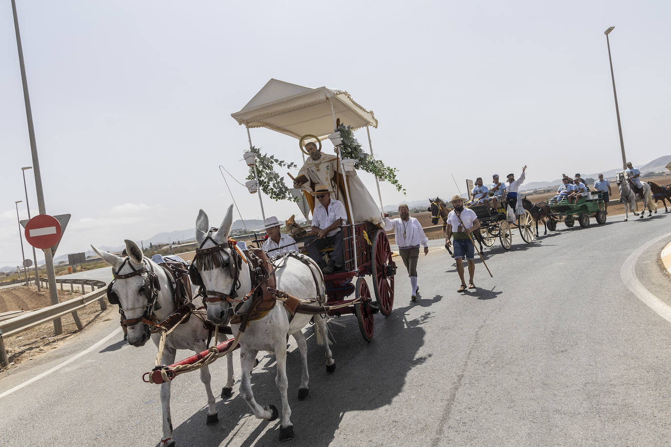 La romería de San Ginés de la Jara 2024, en imágenes
