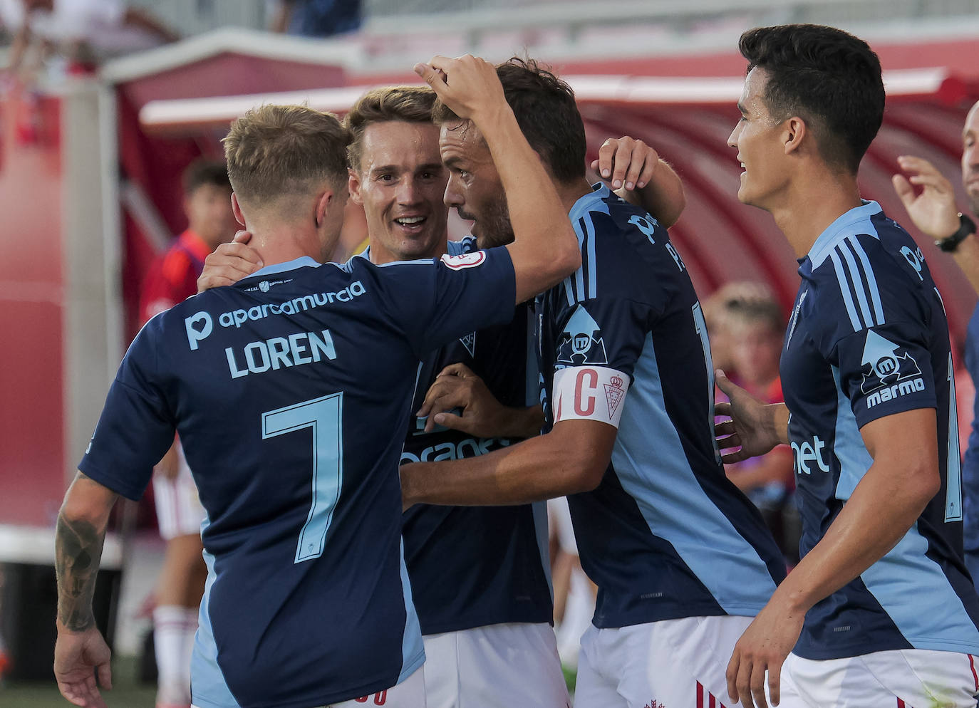 La victoria del Real Murcia frente al Sevilla Atlético, en imágenes