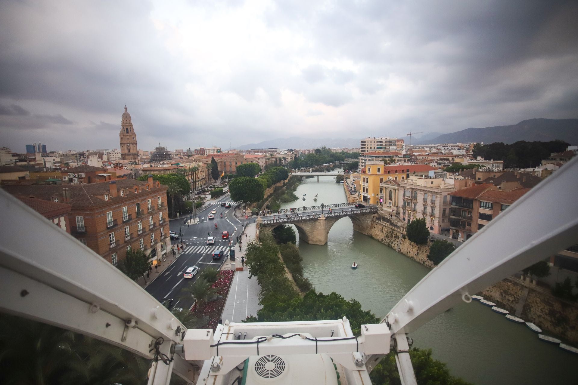 Las imágenes de la noria de Murcia