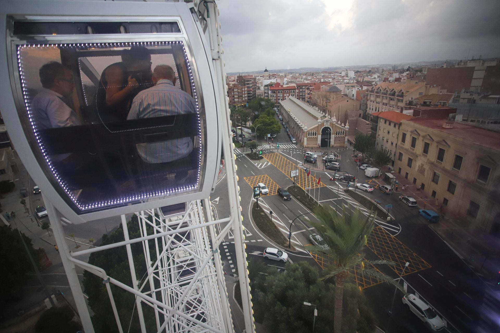 Las imágenes de la noria de Murcia