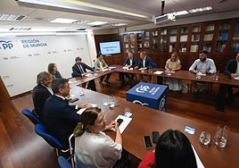 Reunión del Comité de Dirección del PP de la Región de Murcia