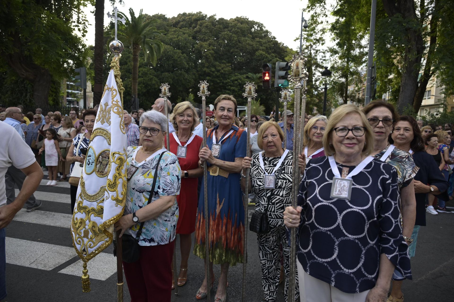 La bajada de la Virgen de la Fuensanta a la Catedral de Murcia, en imágenes