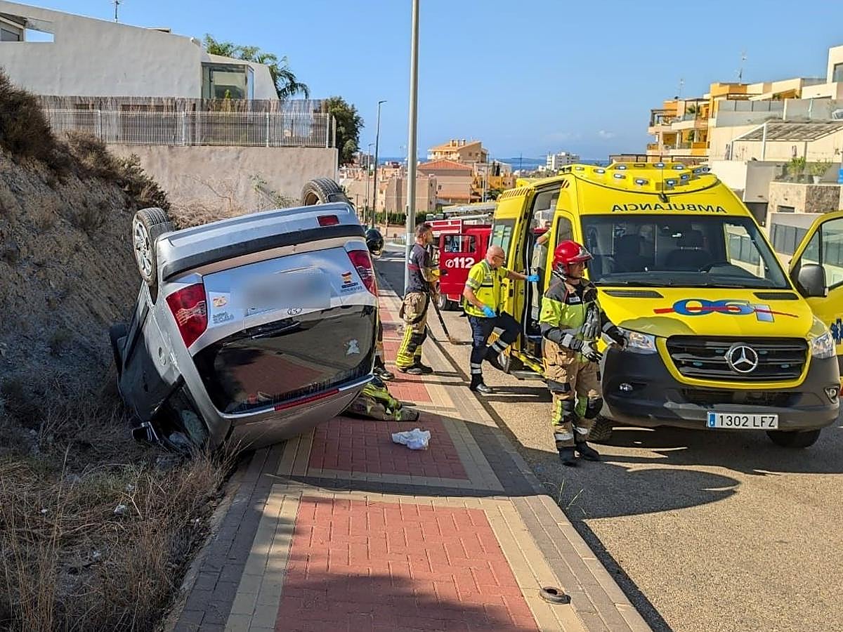 Estado del vehículo tras el accidente.
