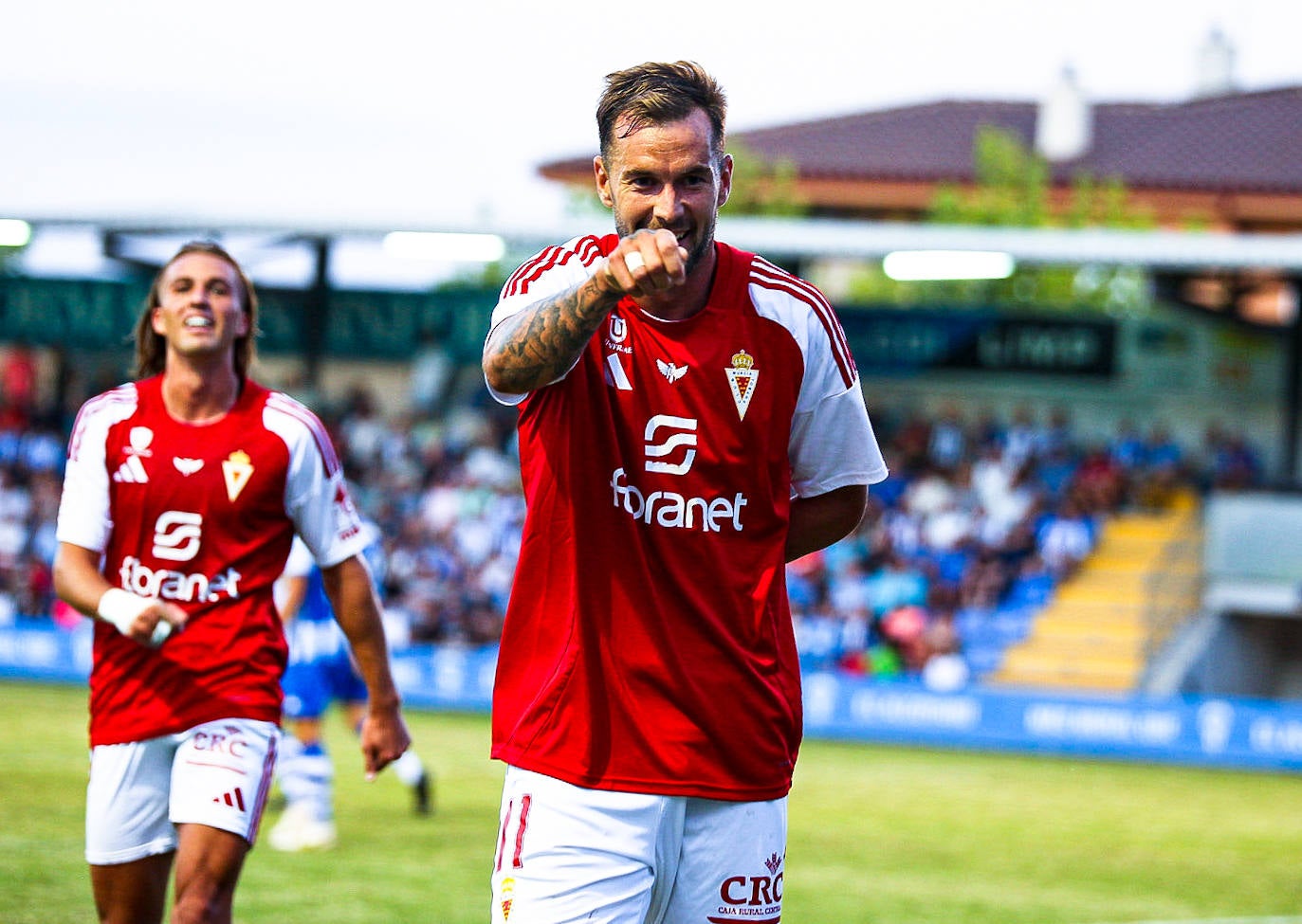 La victoria del Real Murcia frente al Alcoyano, en imágenes