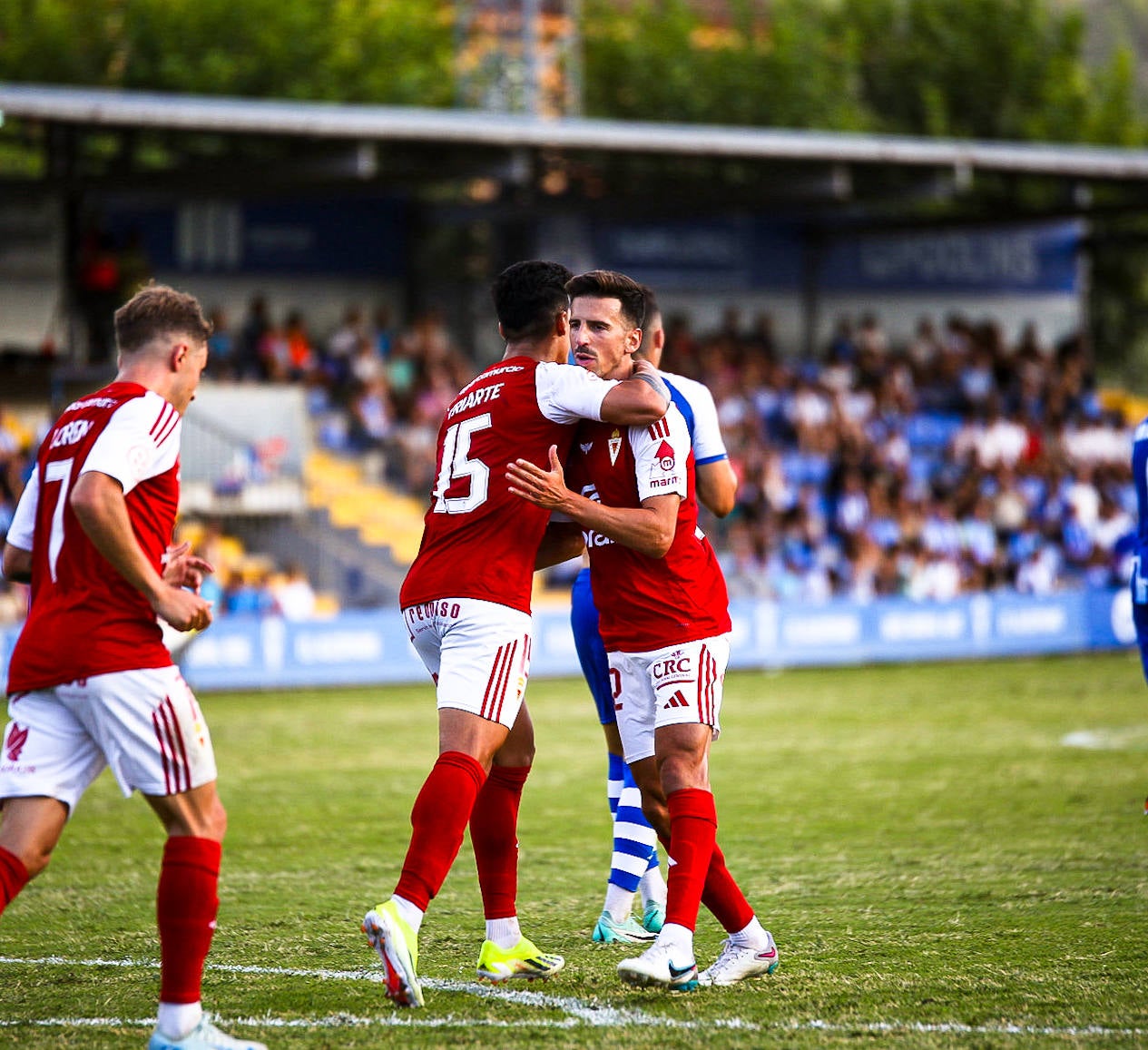 La victoria del Real Murcia frente al Alcoyano, en imágenes