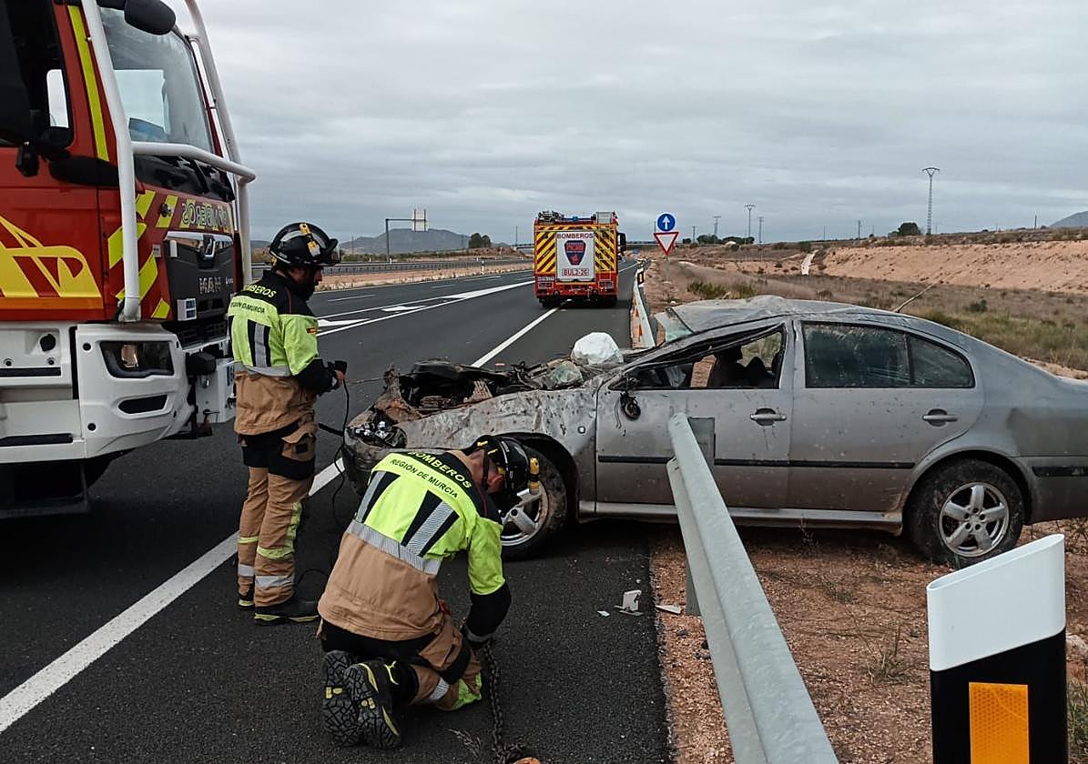 Estado en el que quedó el vehículo accidentado.