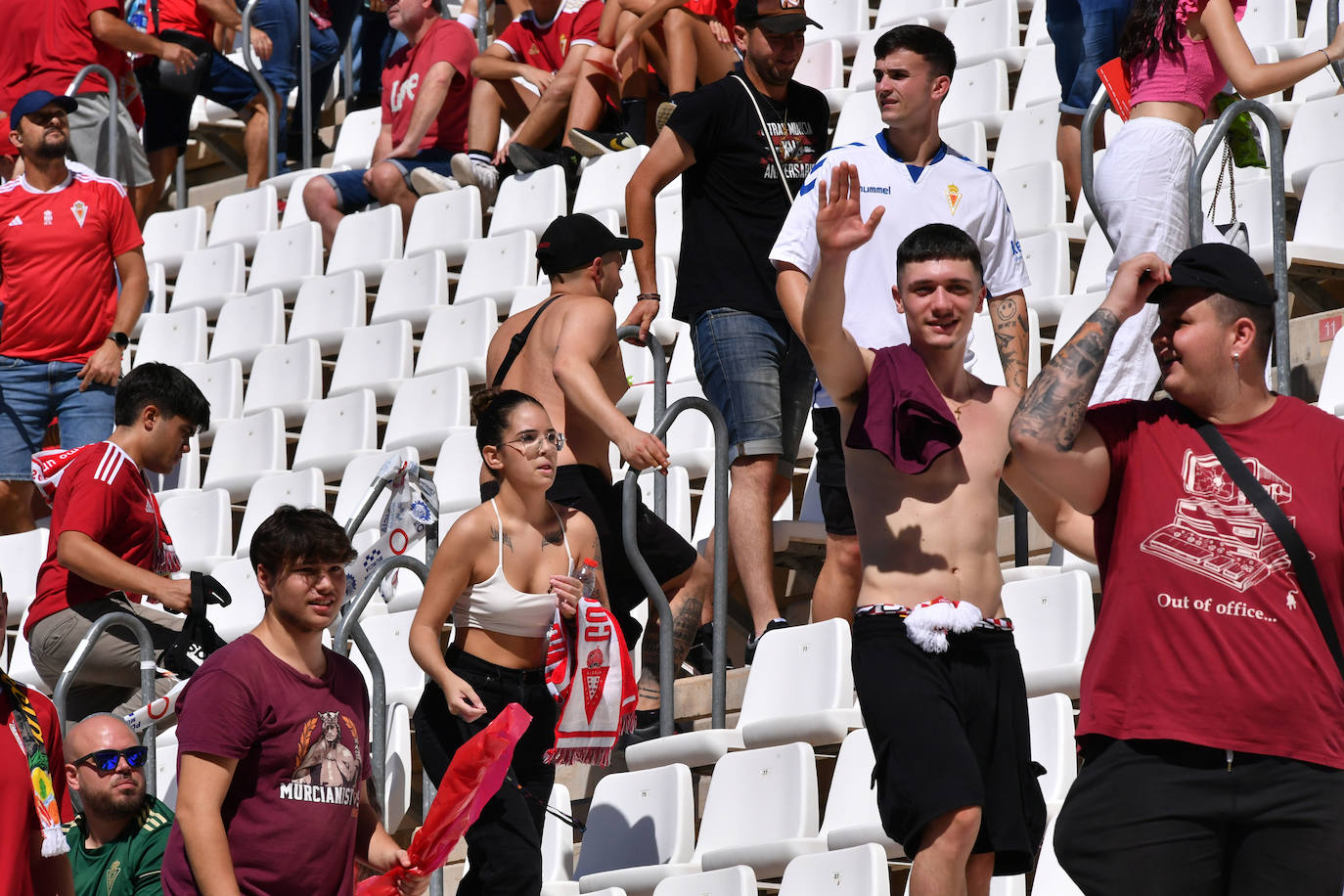 La victoria del Real Murcia contra el Mérida, en imágenes