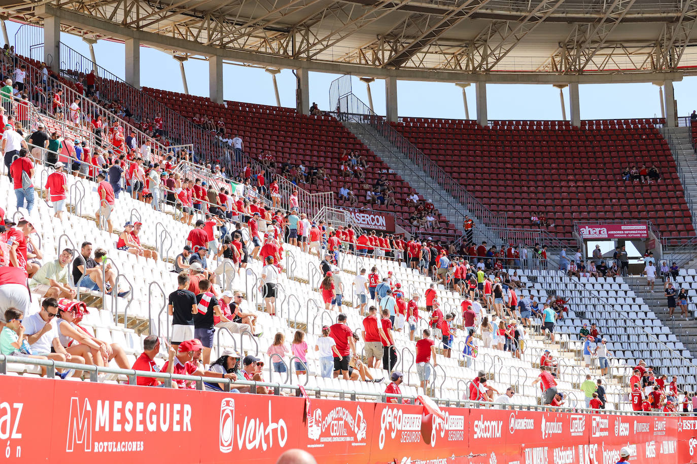 La victoria del Real Murcia contra el Mérida, en imágenes