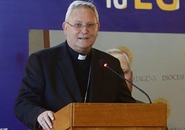 El obispo de la Diócesis de Cartagena, José Manuel Lorca Planes.