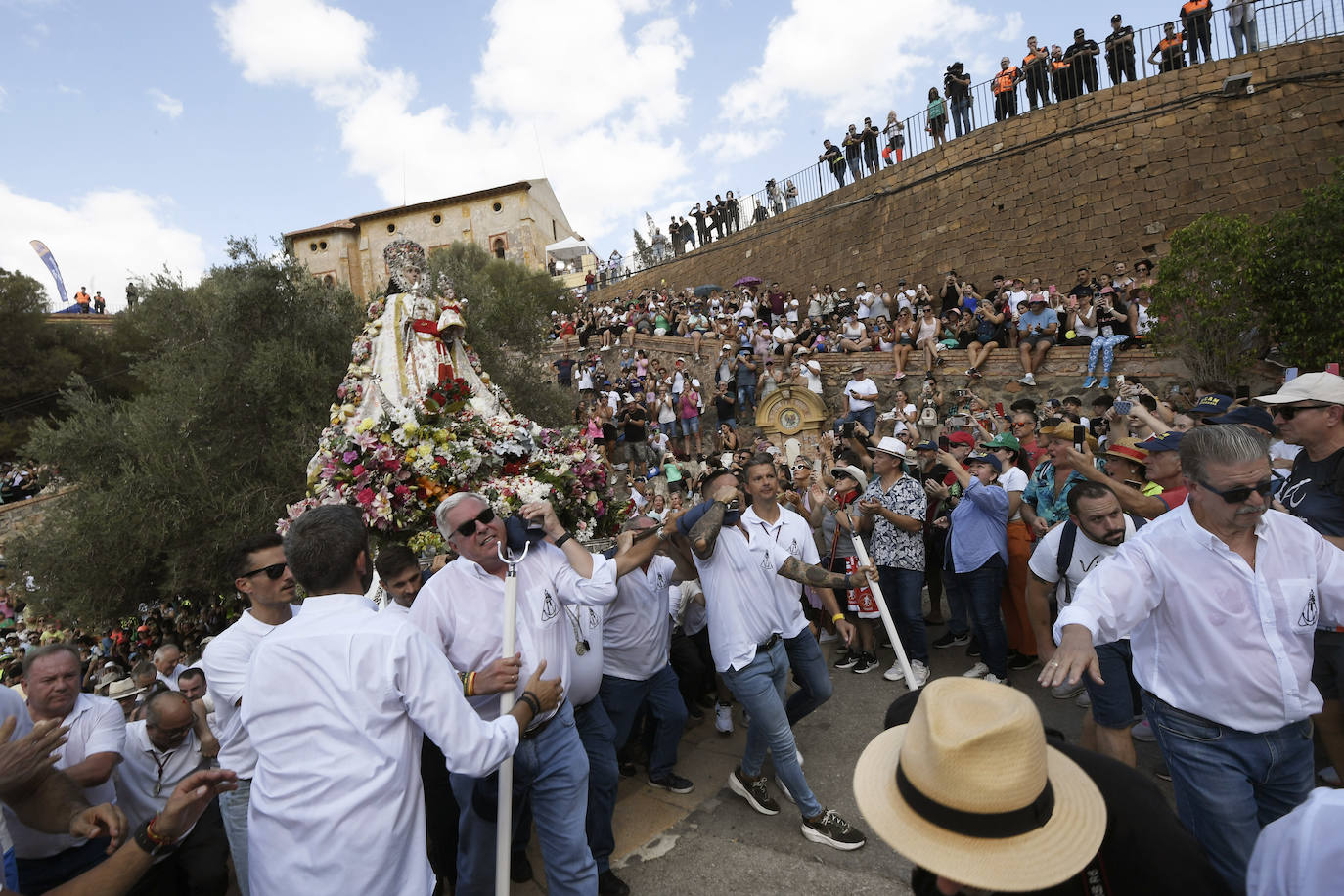 En imágenes, la Romería de la Virgen de la Fuensanta en Murcia