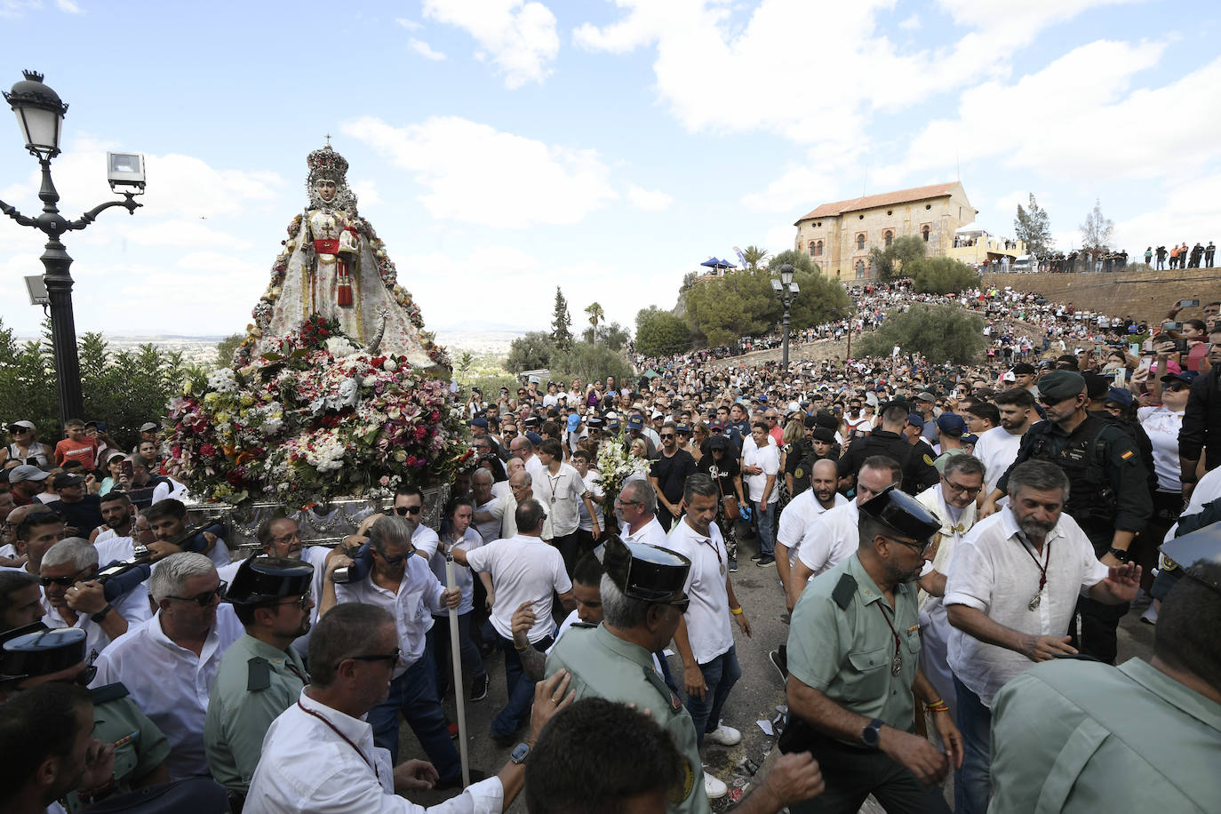 En imágenes, la Romería de la Virgen de la Fuensanta en Murcia