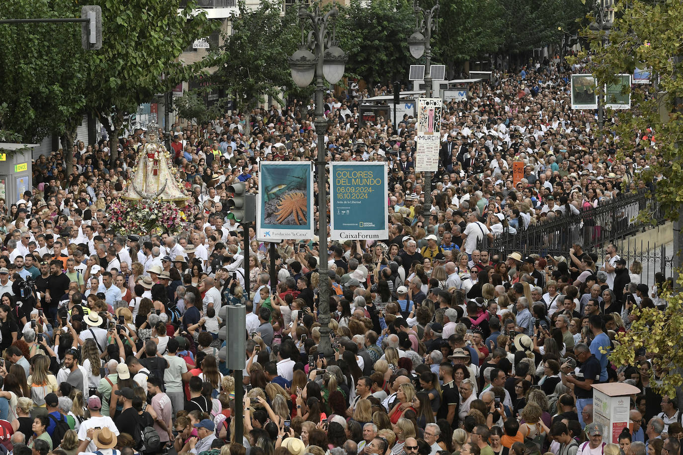 En imágenes, la Romería de la Virgen de la Fuensanta en Murcia