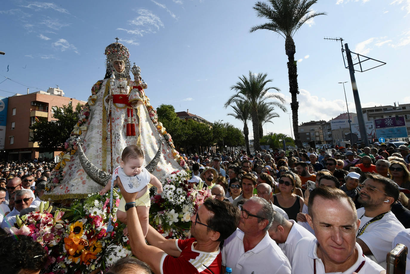 En imágenes, la Romería de la Virgen de la Fuensanta en Murcia