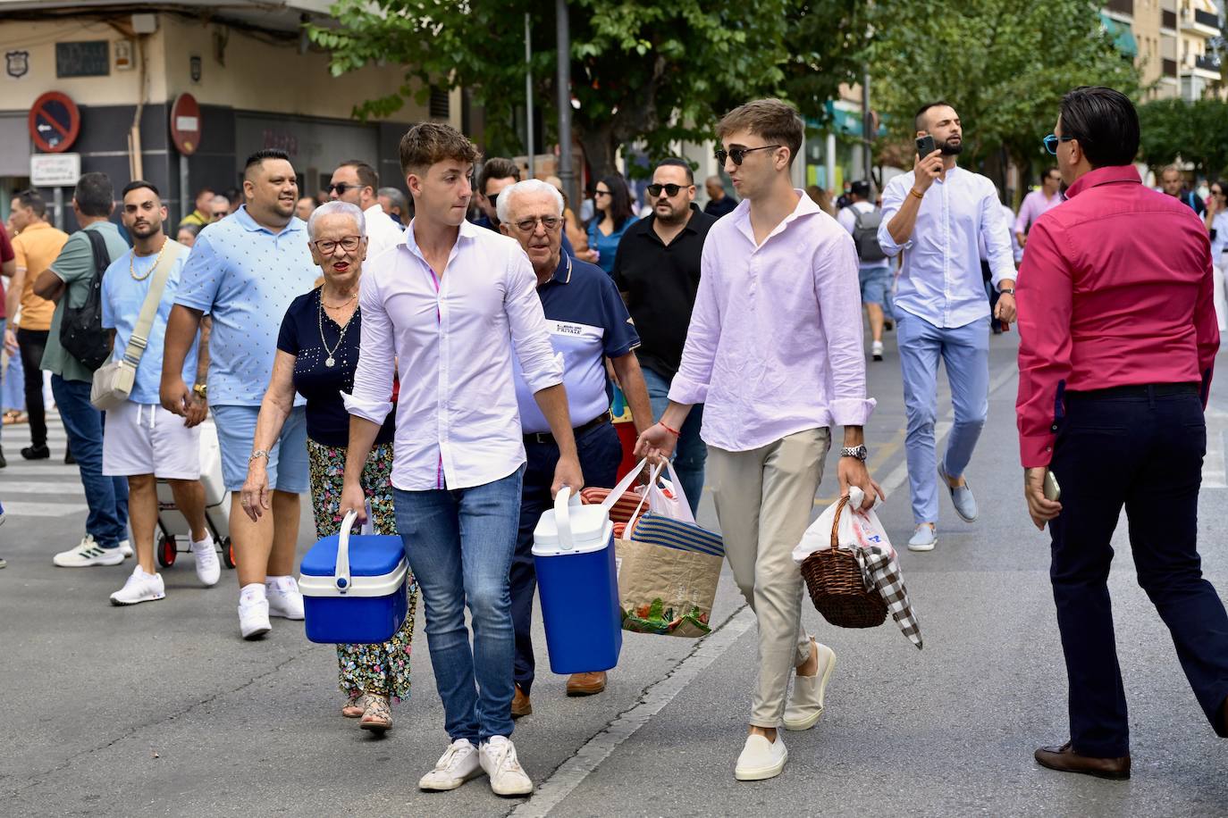 Las imágenes del ambiente de la corrida del día de la Romería en Murcia