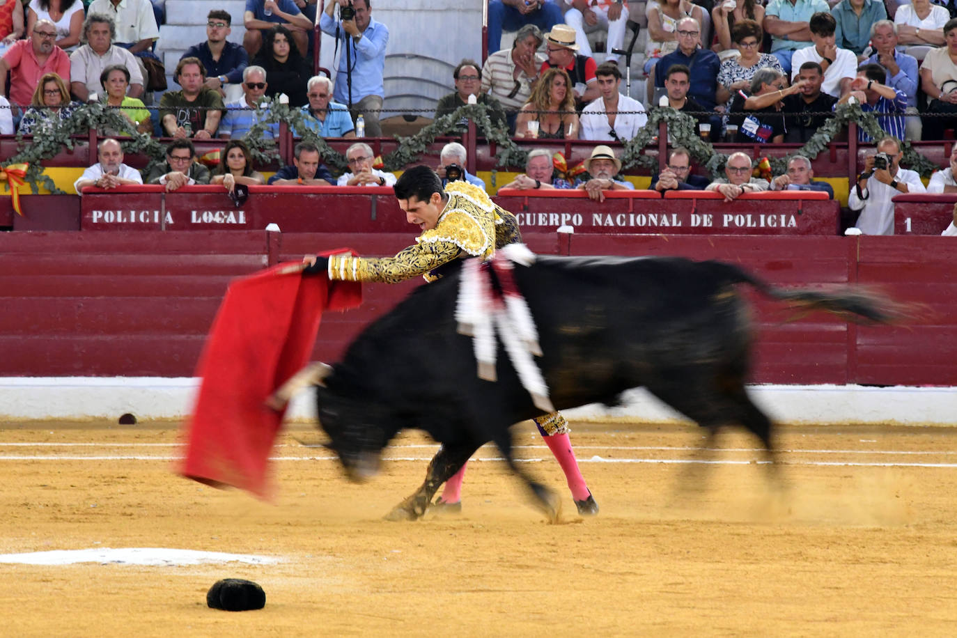 Las imágenes de la corrida de la Romería en Murcia