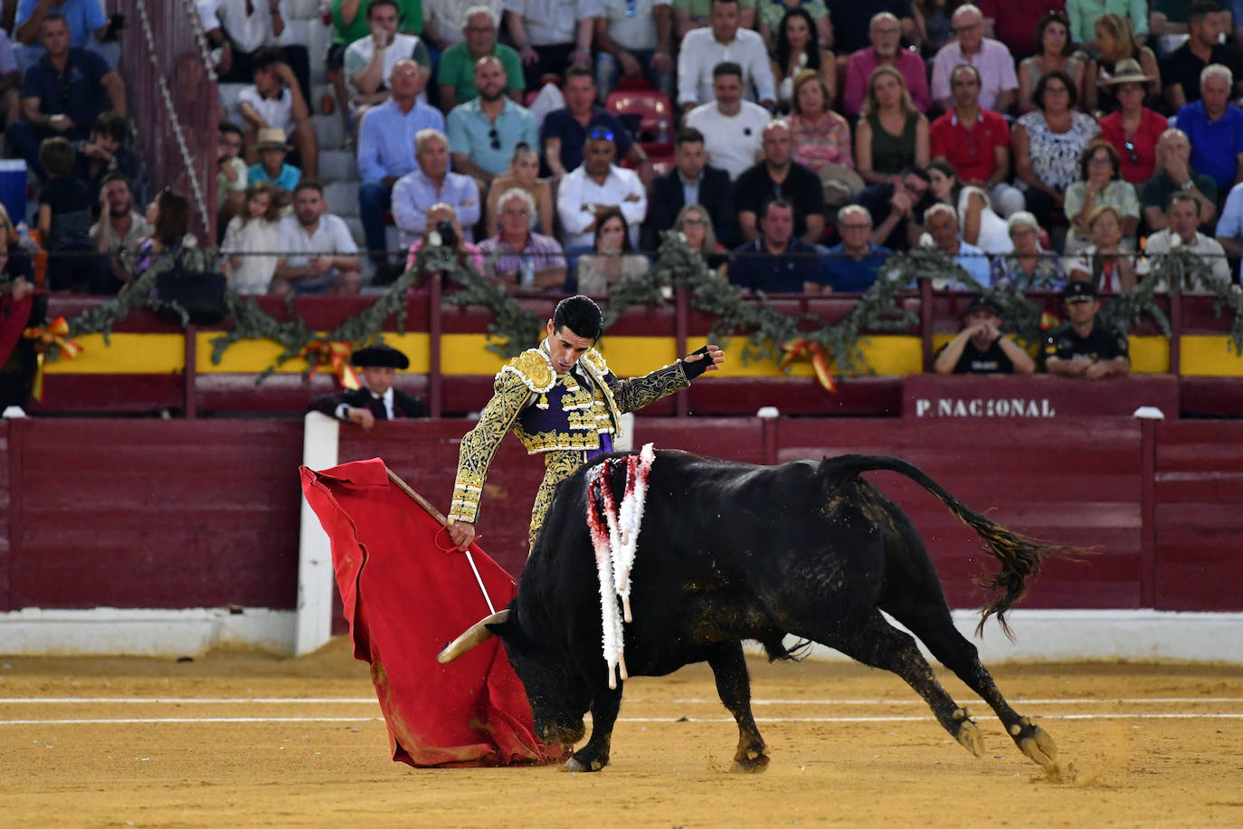 Las imágenes de la corrida de la Romería en Murcia