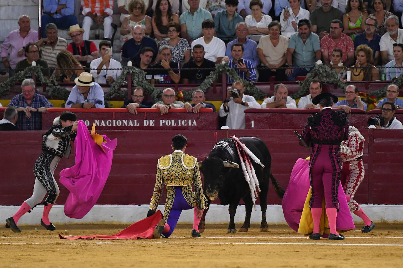 Las imágenes de la corrida de la Romería en Murcia