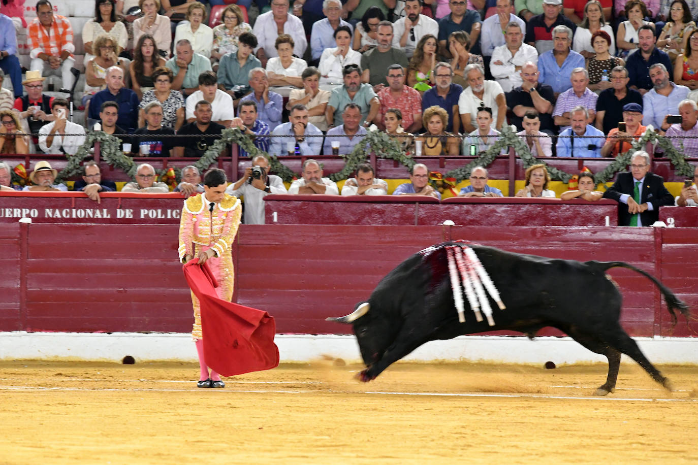 Las imágenes de la corrida de la Romería en Murcia