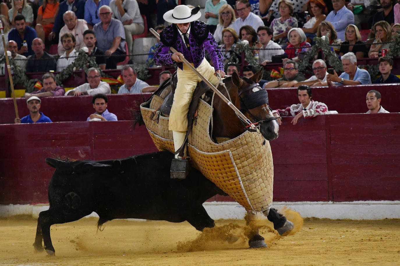 Las imágenes de la corrida de la Romería en Murcia