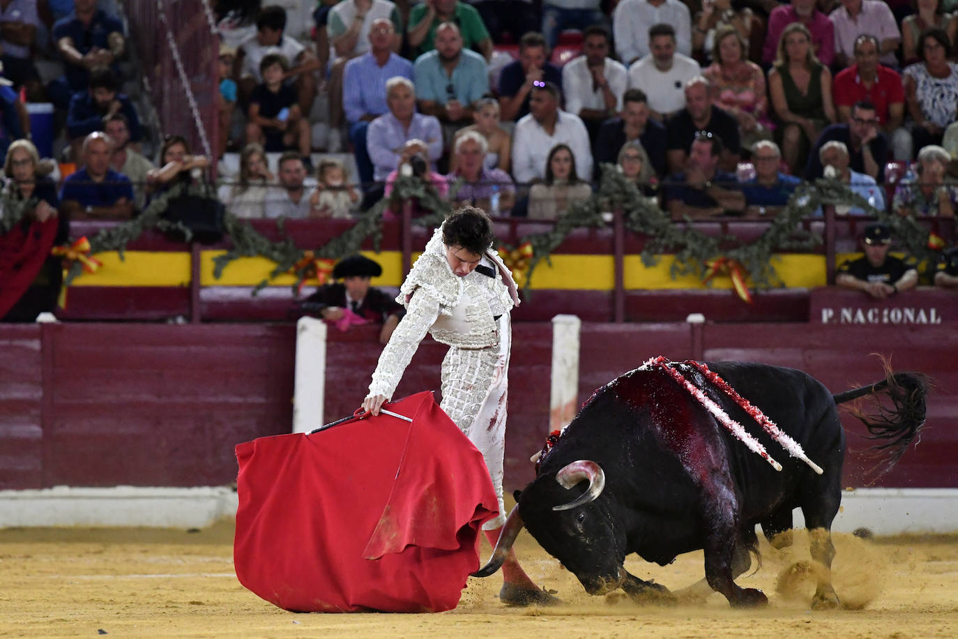 Las imágenes de la corrida de la Romería en Murcia