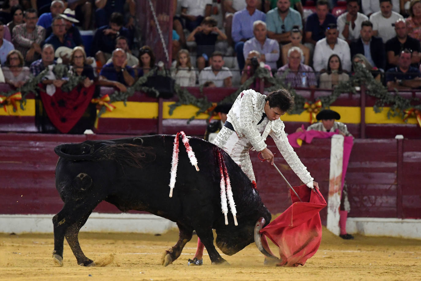 Las imágenes de la corrida de la Romería en Murcia