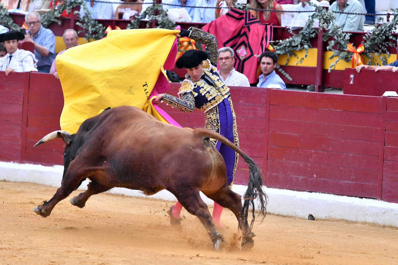 Las imágenes de la corrida de la Romería en Murcia