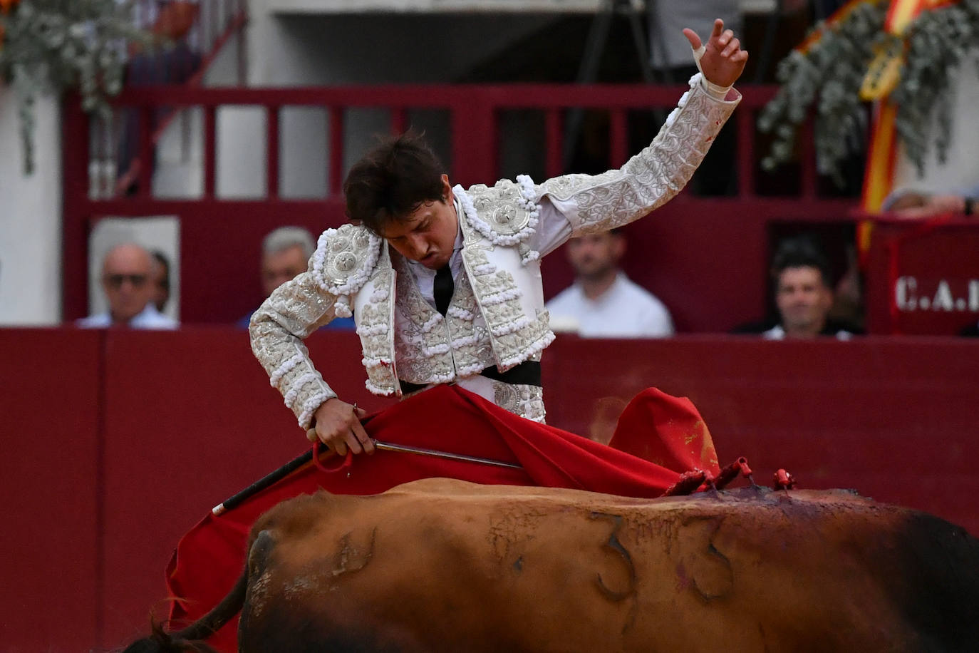 Las imágenes de la corrida de la Romería en Murcia