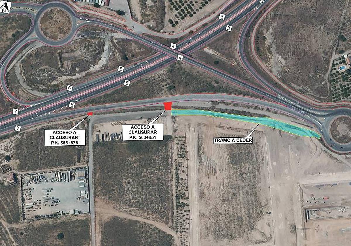 Detalle del ramal que ha salido a información pública.