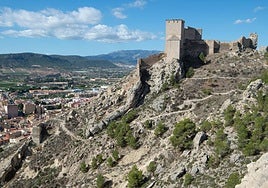 Vista panorámica del Castillo de Mula.