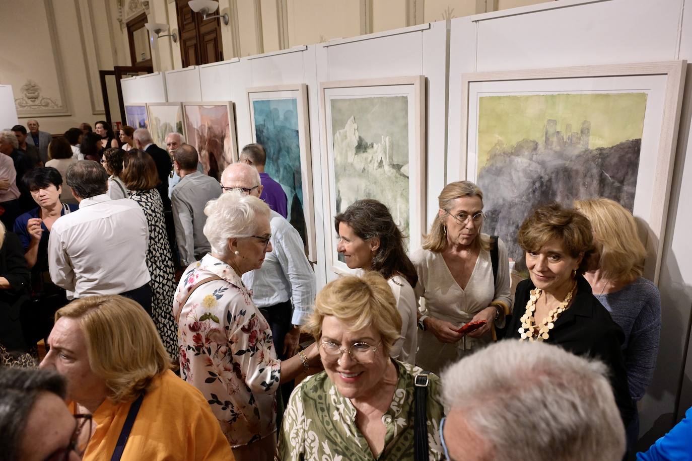 Las imágenes de la inauguración de la exposición de Pedro Cano