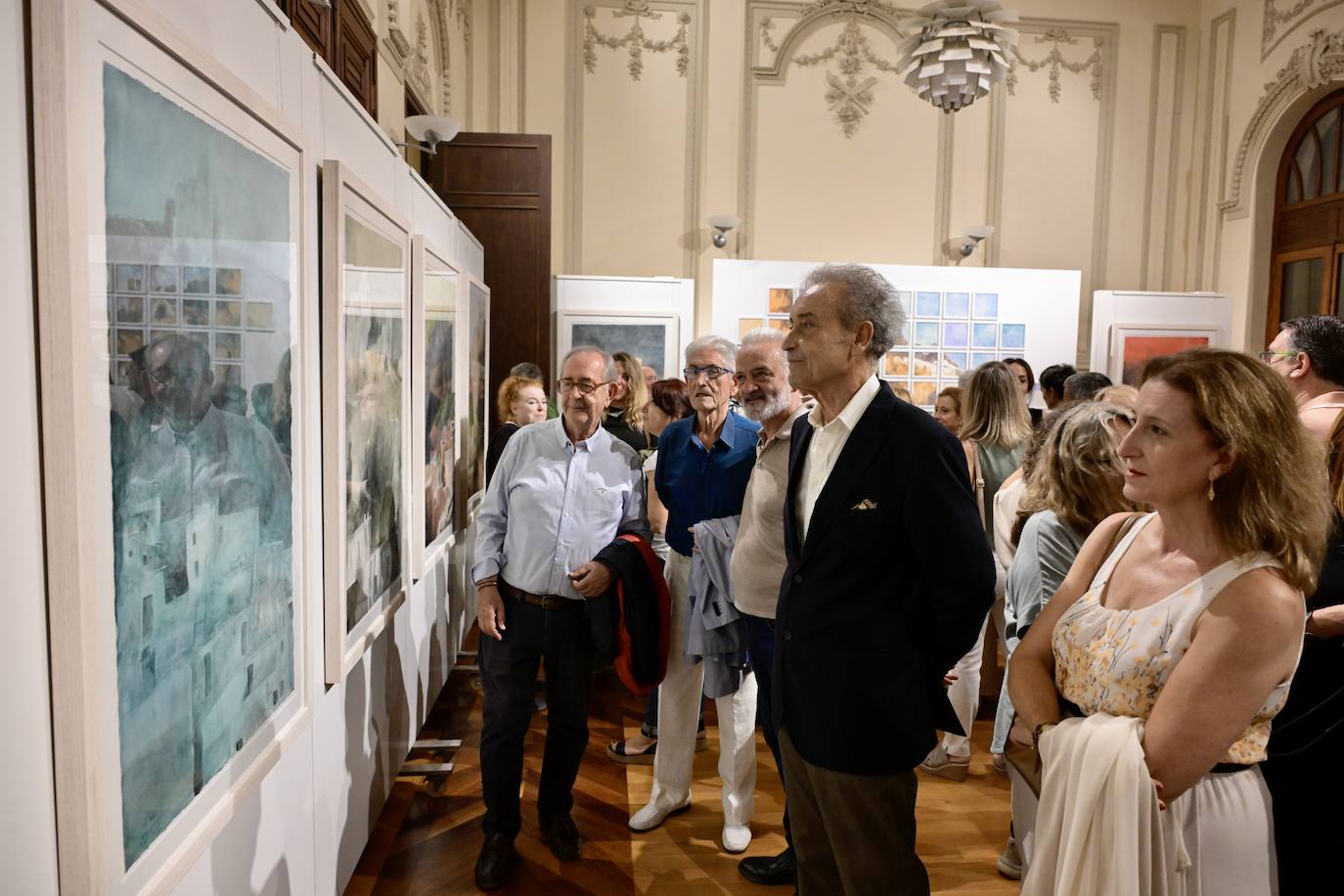 Las imágenes de la inauguración de la exposición de Pedro Cano