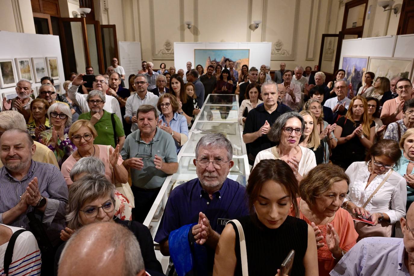 Las imágenes de la inauguración de la exposición de Pedro Cano