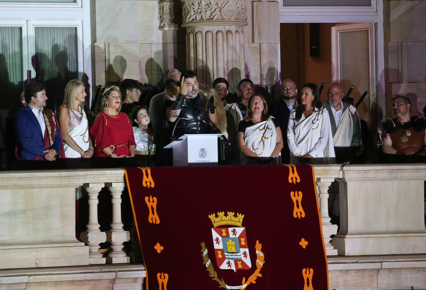 Encendido del fuego sagrado en Cartagena, en imágenes