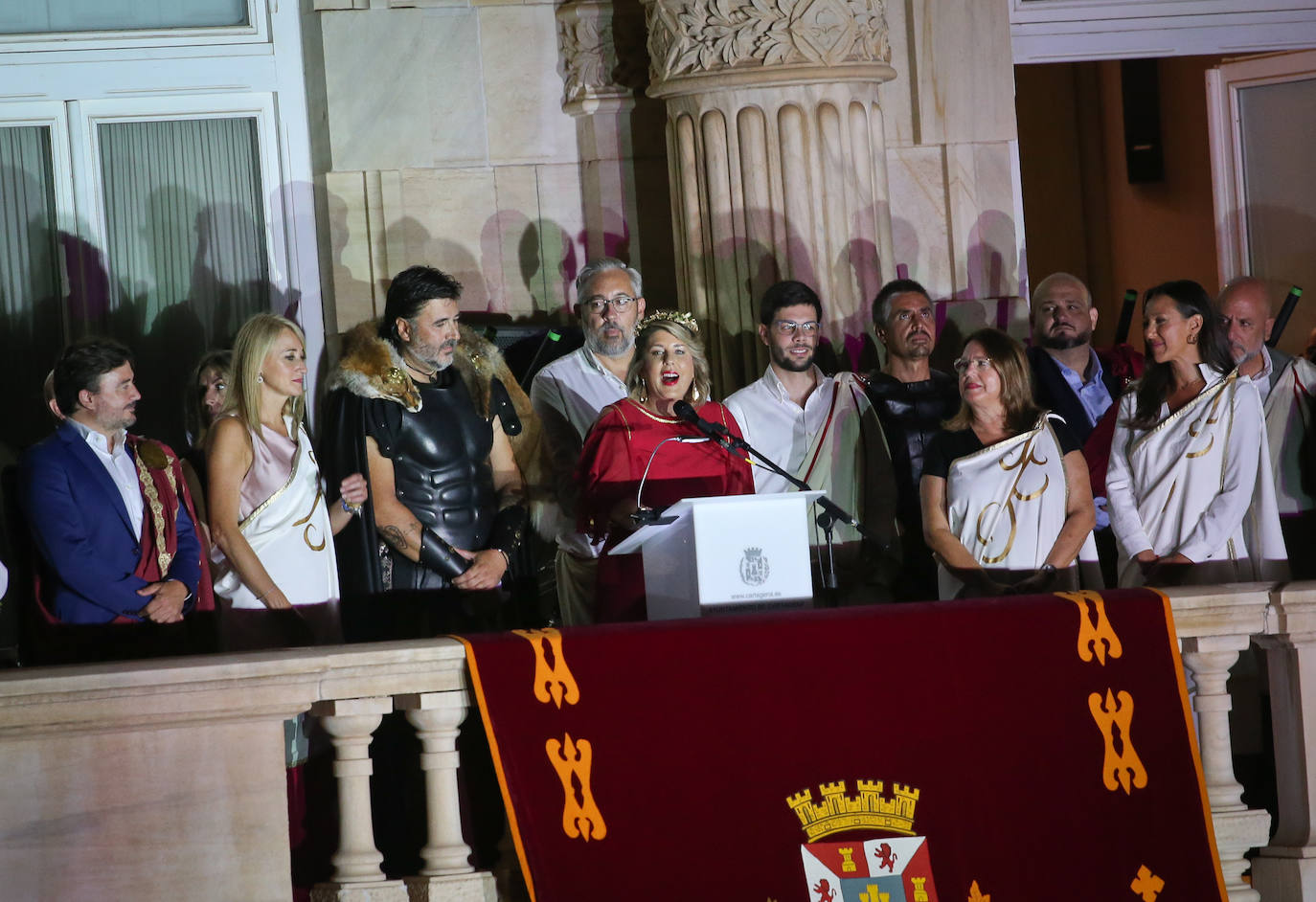 Encendido del fuego sagrado en Cartagena, en imágenes