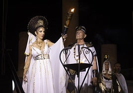 Encendido del pebetero en El Molinete.