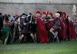 La Gran Batalla es uno de los actos más espectaculares de cuantos se celebran en las fiestas.