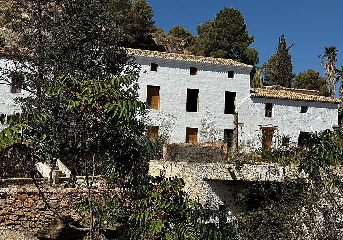 Estado actual del complejo hidráulico de El Escarambrujo.
