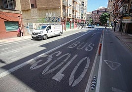Avenida Ciudad de Almería de Murcia, donde ocurrieron los hechos, en una imagen de archivo.