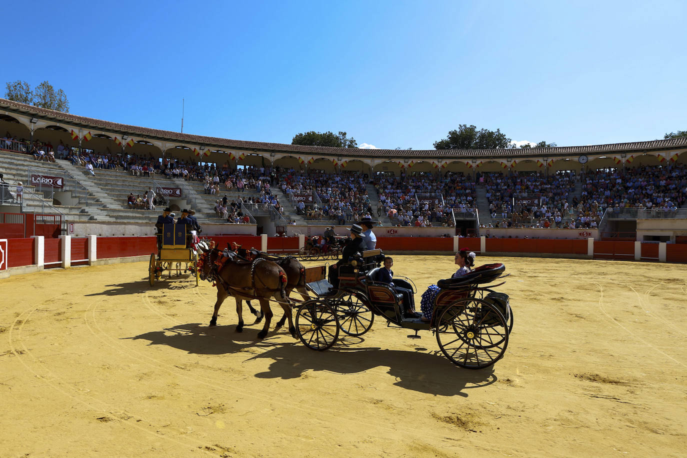 Las imágenes de la exhibición de enganches en Lorca