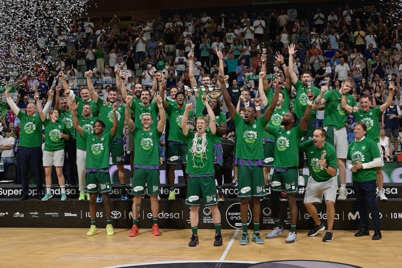 Las imágenes de la victoria del Unicaja en Murcia