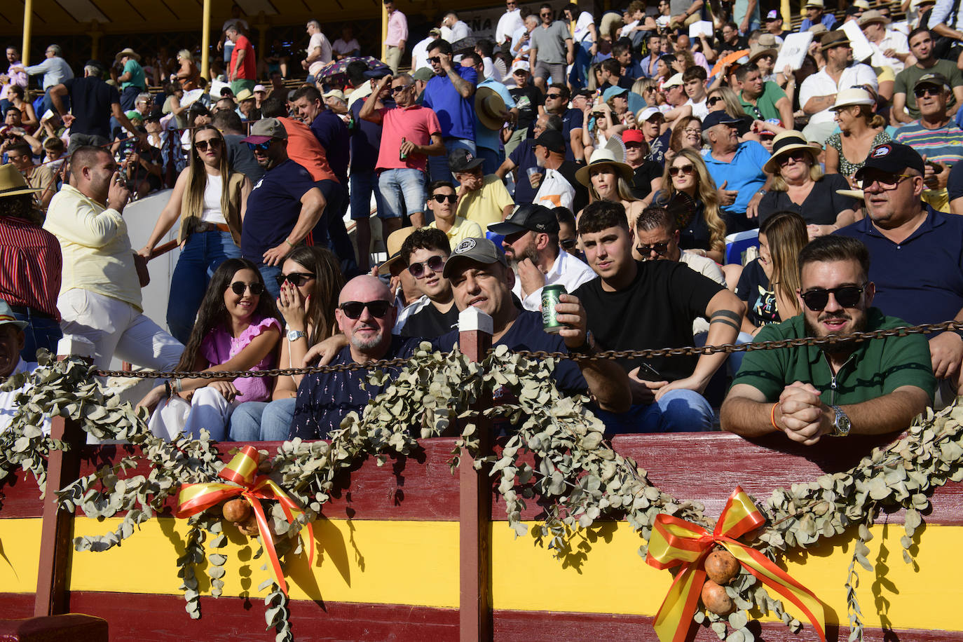 Las imágenes de la corrida de rejones en Murcia