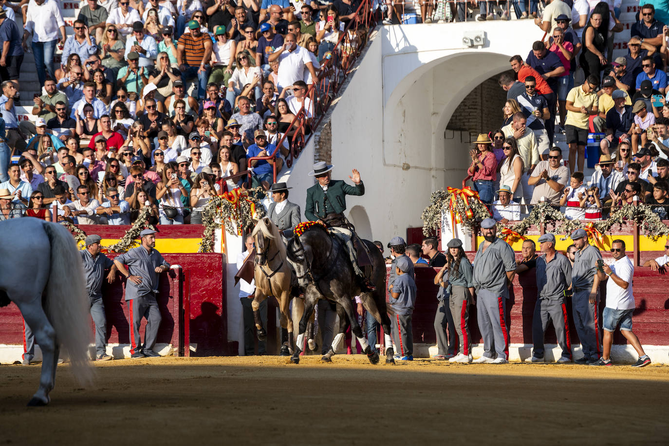 Las imágenes de la corrida de rejones en Murcia