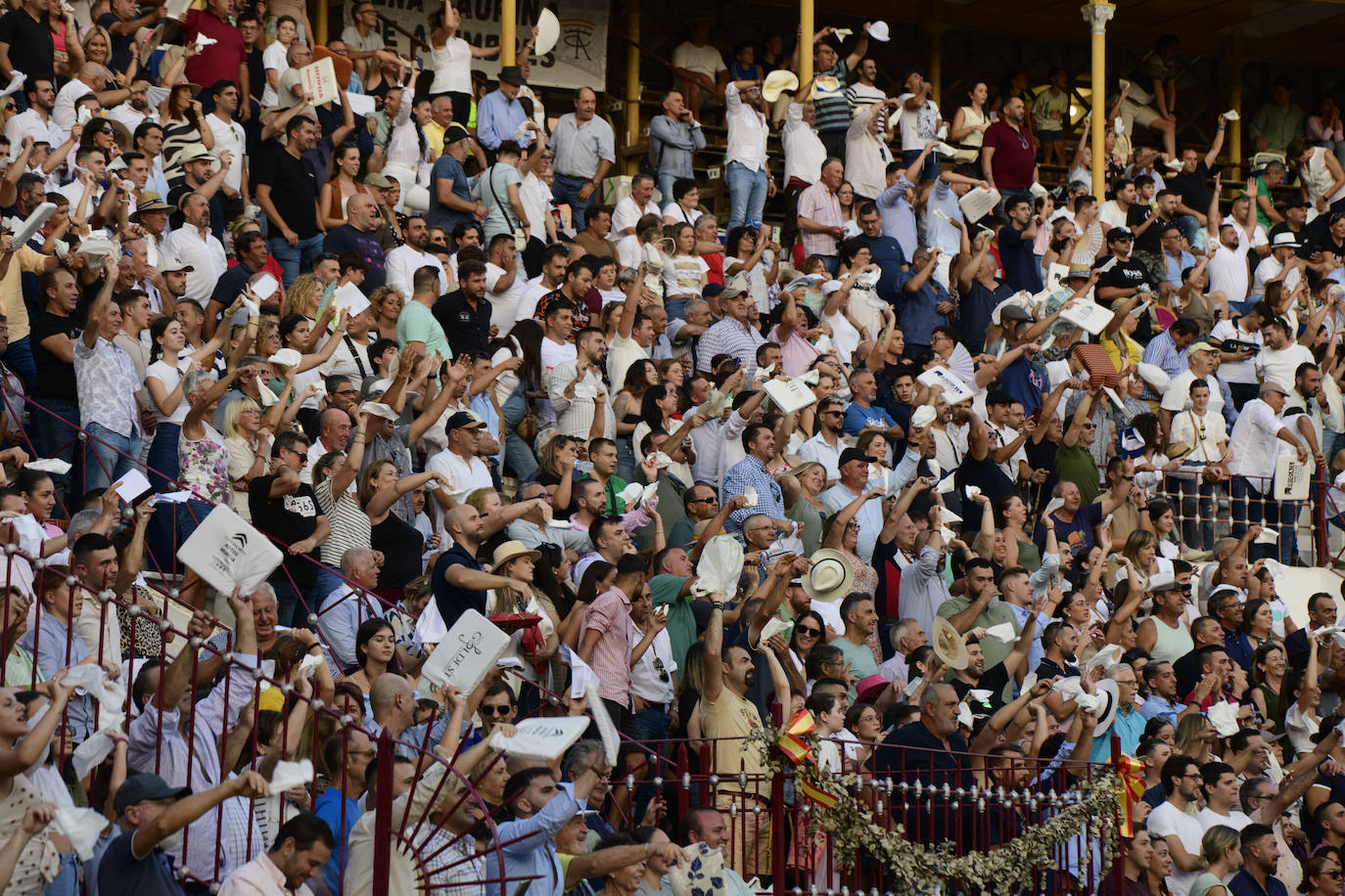 Las imágenes de la corrida de rejones en Murcia