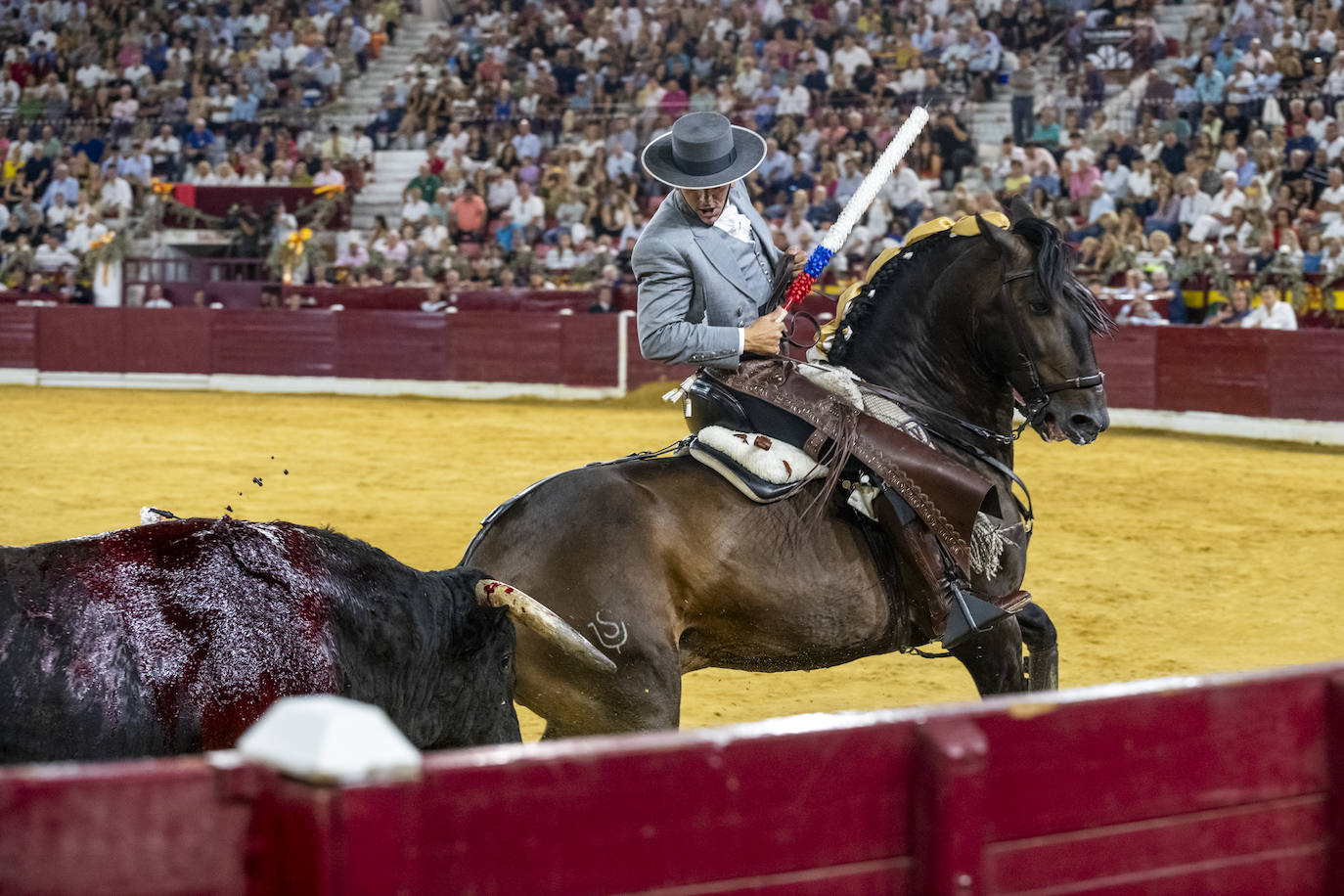 Las imágenes de la corrida de rejones en Murcia