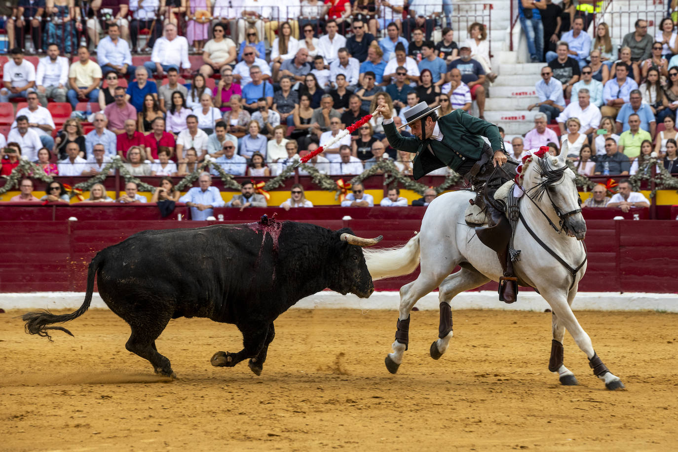 Las imágenes de la corrida de rejones en Murcia