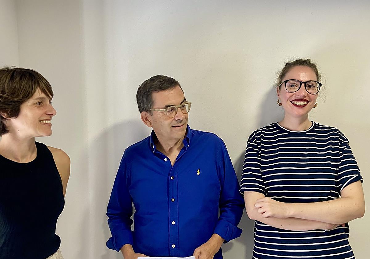 Los consejeros de la oposición Luisa Boné (Cs), Isidro Grao (PSOE) y Leticia Pertegal (Cambiemos)