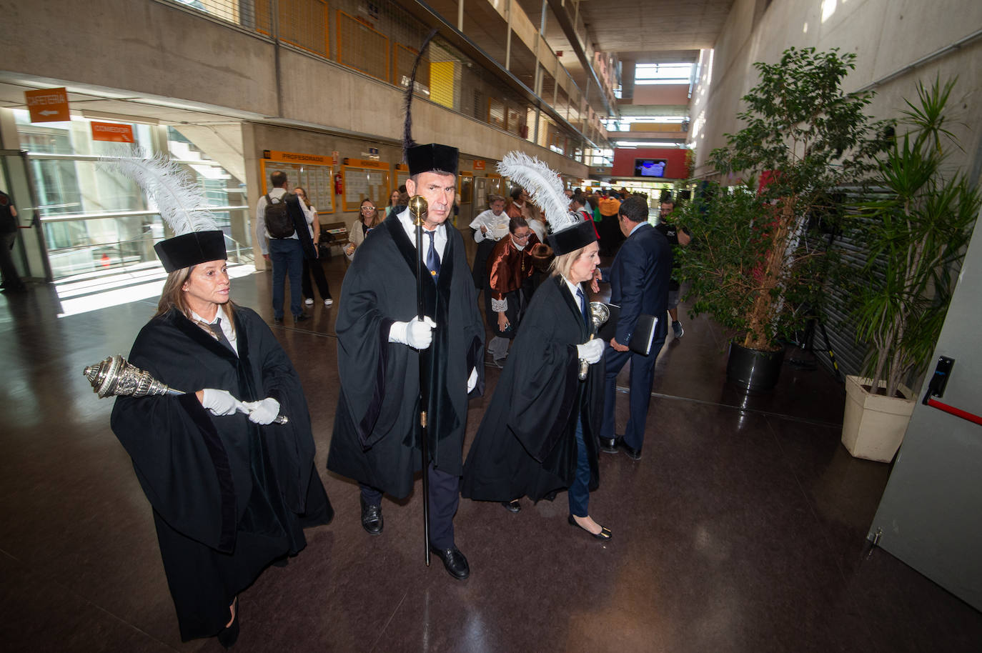 Acto de apertura del curso 2024-2025 de las universidades públicas de la Región de Murcia, en imágenes