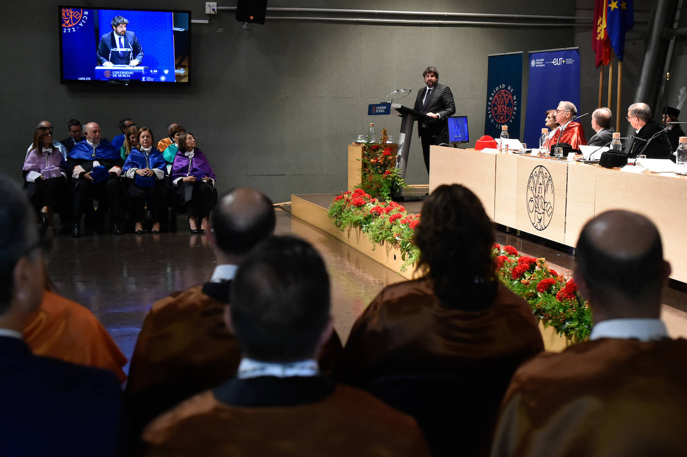 Acto de apertura del curso 2024-2025 de las universidades públicas de la Región de Murcia, en imágenes