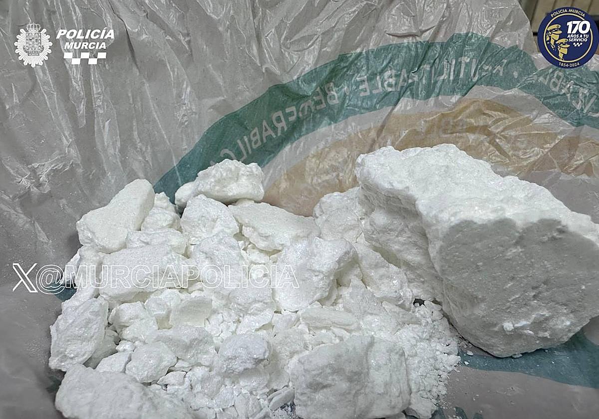 Foto de la cocaína incautada